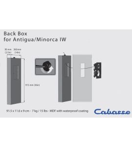 Cabasse Back box for Antigua/Minorca IW